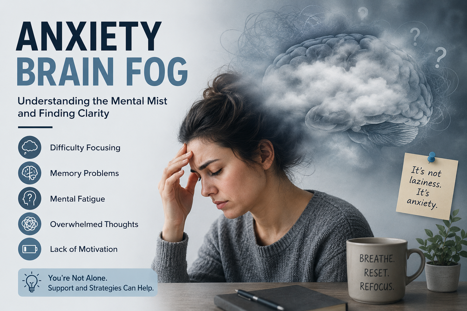 What is Anxiety Brain Fog? Overcoming Cognitive Exhaustion